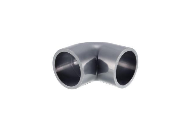 Pipe Fitting 25mm Slip Socket 90 Degree Elbow Coupling Connector Gray 5Pcs