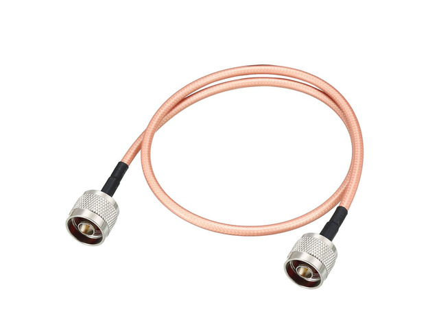 Low Loss RF Coaxial Cable Connection Coax Wire RG-142 N Male to N Male 60cm