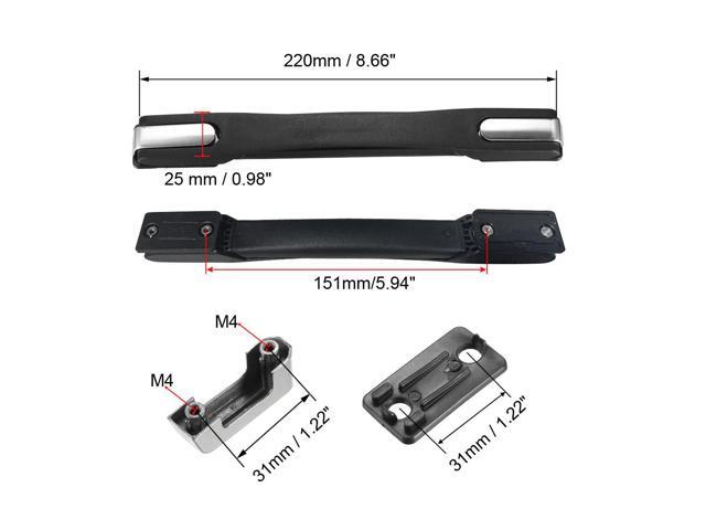 Luggage Handle, 220mm Long Strap Grip Replacement for Suitcase Case Black