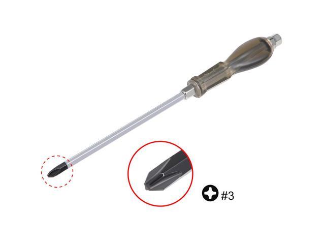 #3 Phillips Impact Screwdriver, 8-Inch Cross Point Keystone Demolition Driver
