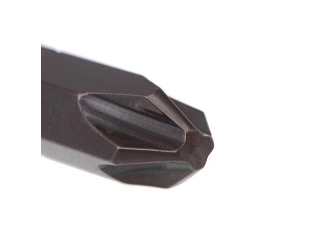 5pcs 5/16' Hex Shank 32mm Length Magnetic Phillips Cross Screwdriver, PH3 Head Screwdriver Bits S2 Alloy Steel
