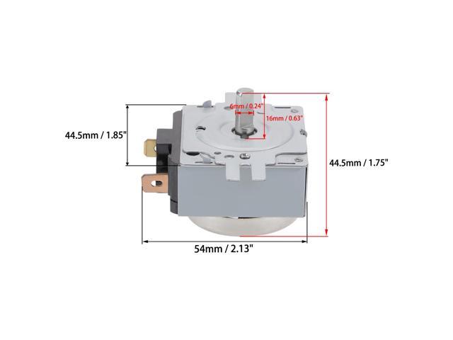 Time Controller Timer Switch 90 Minutes 90M D Shape Shaft Replacement Timer for Electronic Microwave Oven Cooker