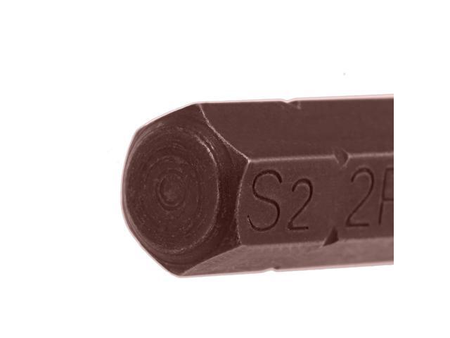 5pcs 5/16' Hex Shank 32mm Length Magnetic Phillips Cross Screwdriver, PH2 Head Screwdriver Bits S2 Alloy Steel