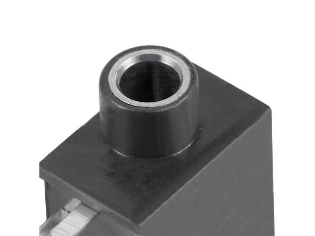 6Pcs PCB Mount 3.5mm 5 Pin Socket Headphone Stereo Jack Audio Video Connector Black PJ325