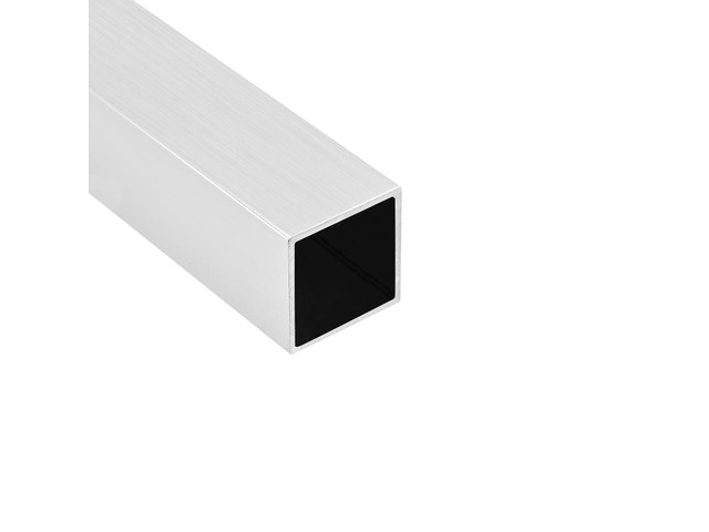6063 Aluminum Square Tube 15mmx15mmx1.5mm Wall Thickness 200mm Length Seamless Straight Pipe Tubing 4 Pcs