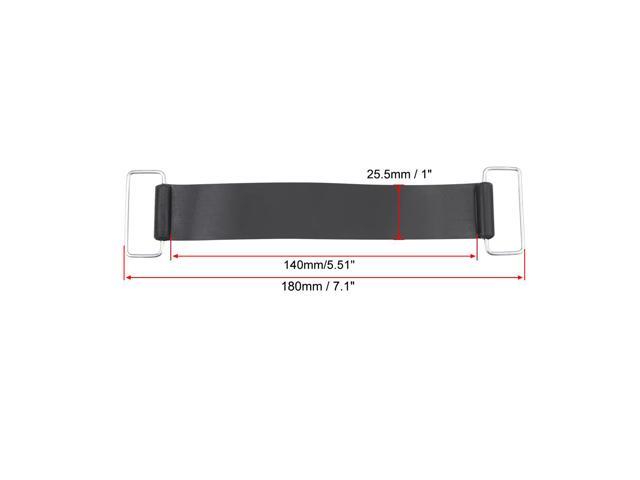 Non-Slip Battery Straps Rubber Band, 7.1' x 1', Black 5pcs