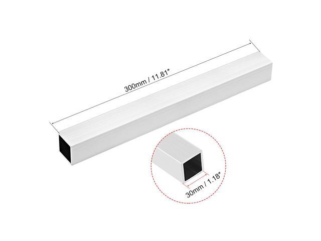 6063 Aluminum Square Tube 30mmx30mmx2mm Wall Thickness 300mm Length Seamless Straight Pipe Tubing