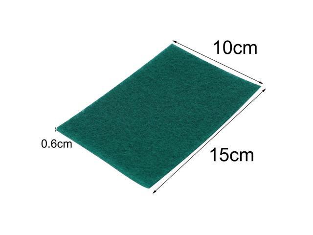 50pcs Scouring Pad Non-Scratch Scouring Sponge Scrub Pads 6'x4' For Scouring Kitchen, Dishwashing, Green 1