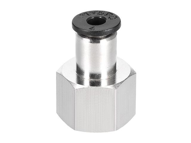 Push To Connect Tube Fitting Adapter 4mm Tube OD X 1/4 NPT Female Straight Pneumatic Connecter Connect Pipe Fitting