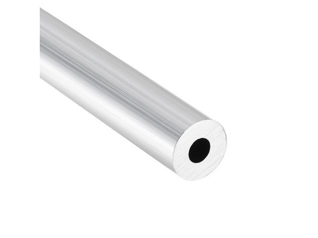 6063 Aluminum Round Tube 300mm Length 12mm OD 5mm Inner Dia Seamless Aluminum Straight Tubing 3 Pcs