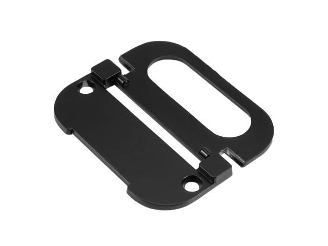 3-inch x 1-3/8-inch Door Drawer Handle Flush Ring Pull Zinc Alloy Black 2pcs