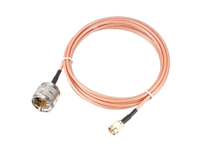 SMA Male to UHF PL-259 Male RG316 RF Coaxial Coax Cable 10 ft