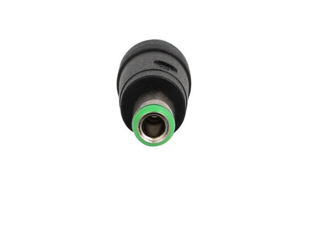 Plastic Shell 6.3mm x 3.0mm Male to 5.5mm x 2.5mm Female DC Power Adapter Black 12pcs