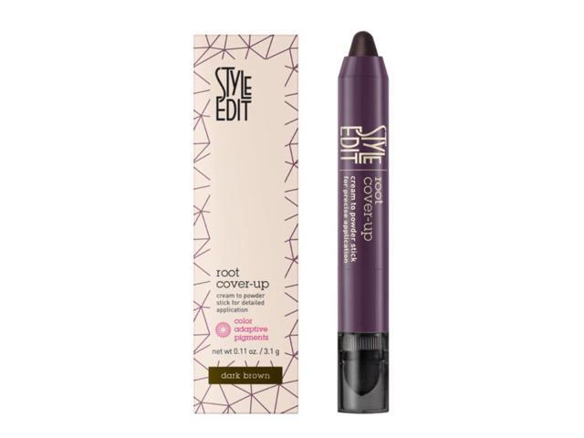 Style Edit Root Cover-Up Cream To Powder Stick - Dark Brown
