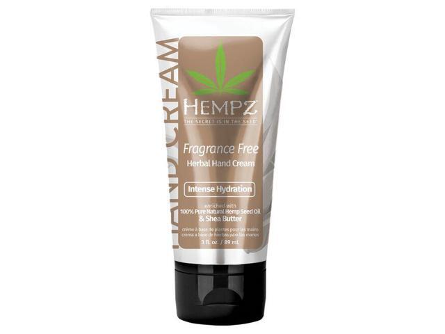 Hempz Fragrance Free Herbal Hand Cream 3oz