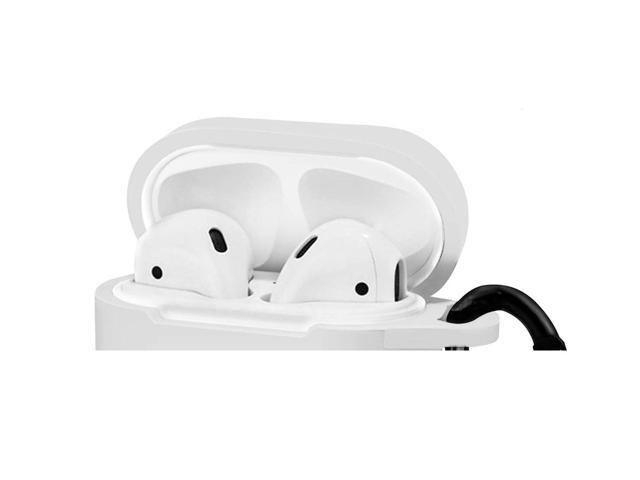 Airpod Protective Case, Precision Size, 3mm skin, 360 protection, metal Keychain hook, for Airpods 1 & Airpods 2