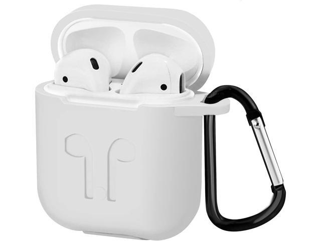 Airpod Protective Case, Precision Size, 3mm skin, 360 protection, metal Keychain hook, for Airpods 1 & Airpods 2