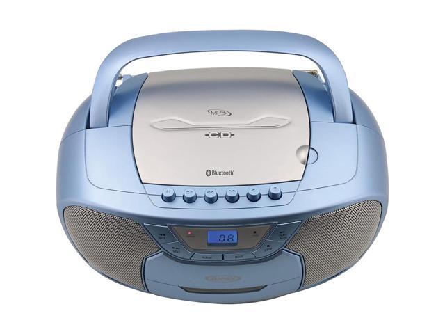 Jensen Bluetooth MP3 Boombox Blue CD-590-BL - image 5
