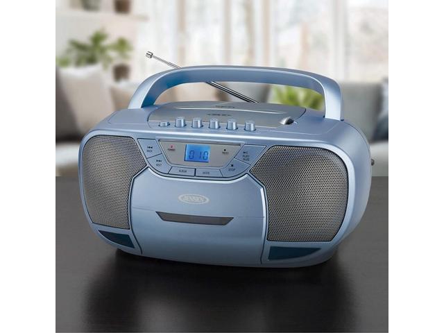 Jensen Bluetooth MP3 Boombox Blue CD-590-BL - image 8