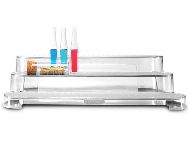 Madesmart 95-77722-06 Clear Blue 3 Tier Shelf Organizer