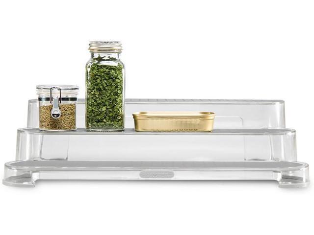 Madesmart 95-77722-06 Clear Blue 3 Tier Shelf Organizer