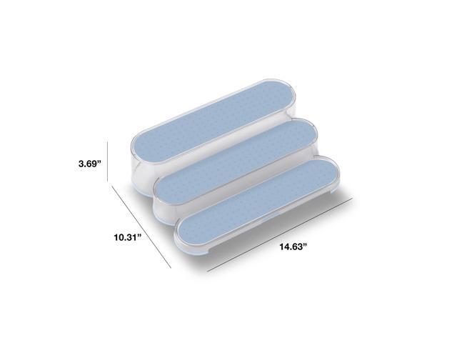 Madesmart 95-77722-06 Clear Blue 3 Tier Shelf Organizer