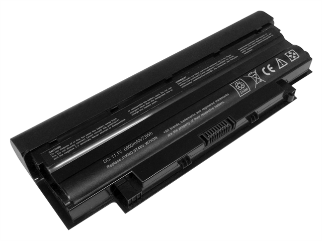 6600mAh/73Wh 9cell 11.1v laptop battery for Dell 04YRJH