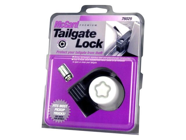 McGard 76029 Tailgate Lock with Key - 1/4' Square Head - Black