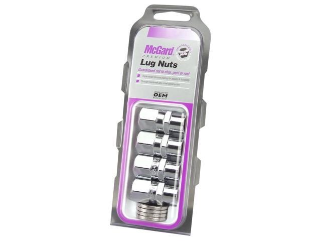McGard 60129 Chrome Racing .490  Shank Style Lug Nut Set (M12 x 1.5 Thread Size)
