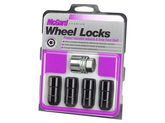 McGard 24220 Chrome/Black Cone Seat Wheel Lock Set (M14 x 1.5)