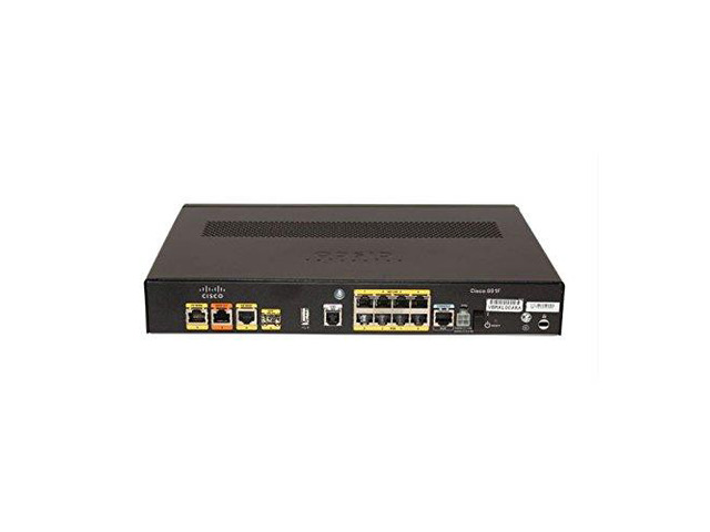 Cisco 891F Gigabit Ethernet Security Router with SFP - 11 Ports - Management Port - 1 Slots - -