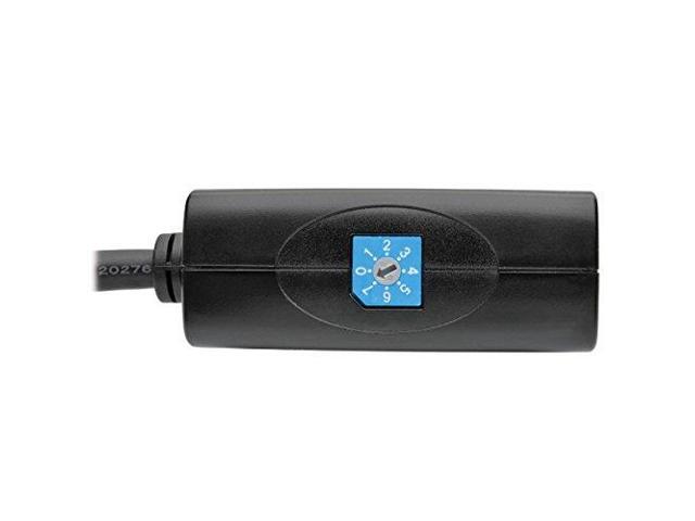 Tripp Lite DVI over Cat5/6 Active Extender Kit, Transmitter & Receiver for Video, 1080p @ 60 Hz, Up to 125-ft., TAA (B140-101X-U)