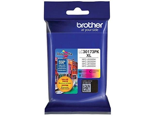 Brother LC30173PK High Yield Ink Cartridge - Combo Pack - Cyan/Magenta/Yellow