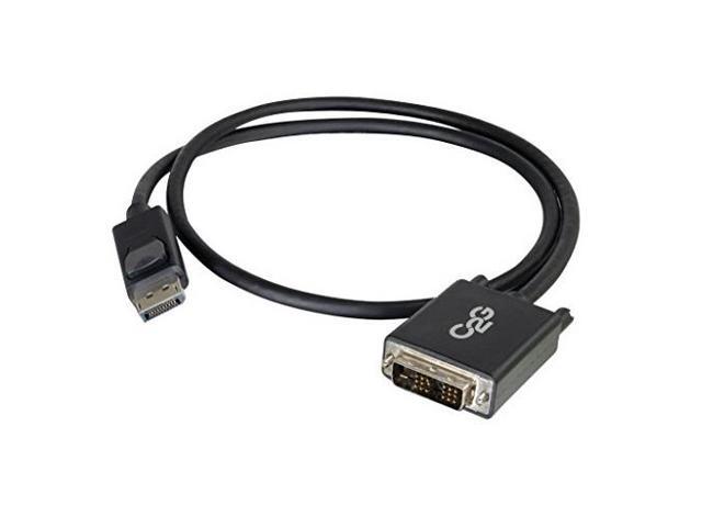 C2G DisplayPort (M) to Single Link DVI-D (M) Adapter Cable. 6 ft - Black - image 4