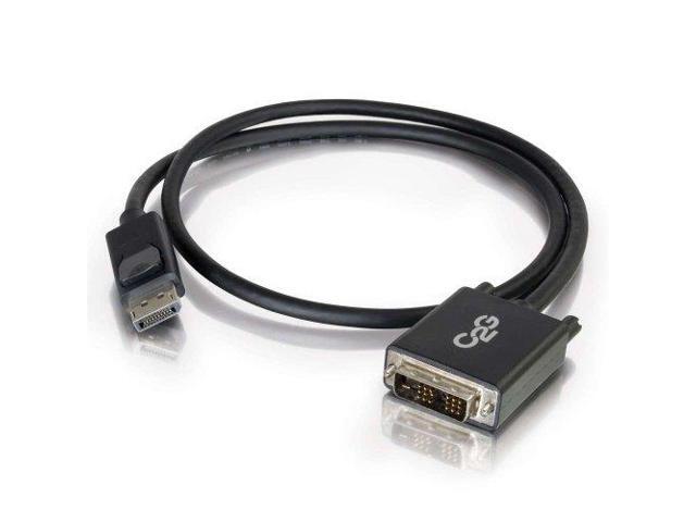 C2G DisplayPort (M) to Single Link DVI-D (M) Adapter Cable. 6 ft - Black - image 6