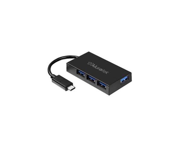 Aluratek 4-Port USB 3.1 Gen 1 SuperSpeed Type-C, AUHC0304F