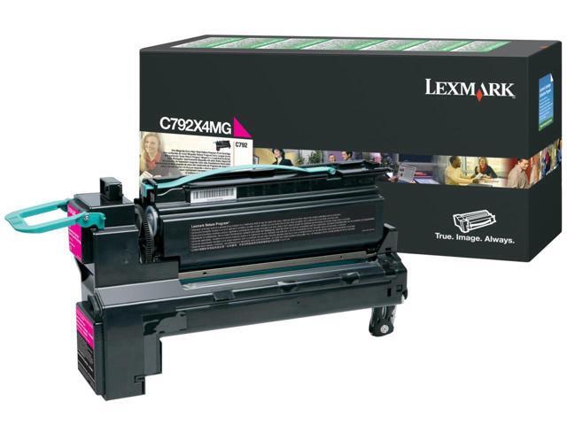 Lexmark C792X4MG Extra High Yield Return Program Toner Cartridge - Magenta