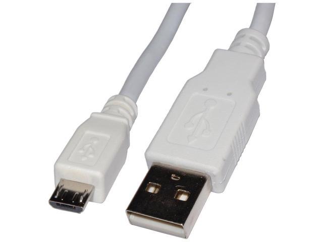 4XEM 4XMUSB3WH White Micro USB To USB Data/Charge Cable For Samsung/Kindle/HTC photo