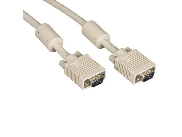 Black Box EVNPS06-0005-MF VGA Video Cable with Ferrite Core - Male/Female, Beige, 5 ft.