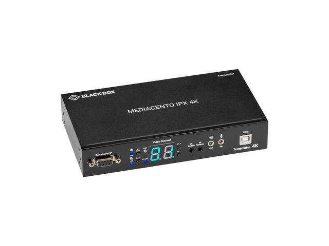 BLACK BOX NETWORK SERVICES - WALLPLATE TRANSMITTER - 4K, HDMI, VGA, HDBASET, USB