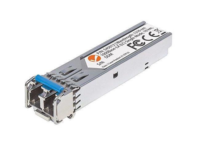 Intellinet Gigabit Fiber SFP Optical Transceiver Module, 1000Base-LX (LC) Single-Mode Port, 10 km (6.2 mi.)