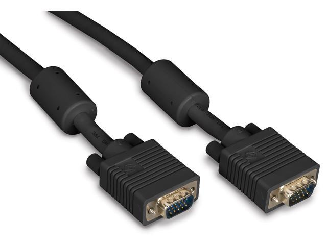 Black Box EVNPS06B-0050-MM VGA Video Cable Ferrite Core - Male/Male, Black, 50-ft. (15.2-m)