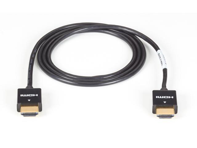Black Box 3.2ft Slim-Line High-Speed HDMI Cable Black VCSHDMI001M - image 2
