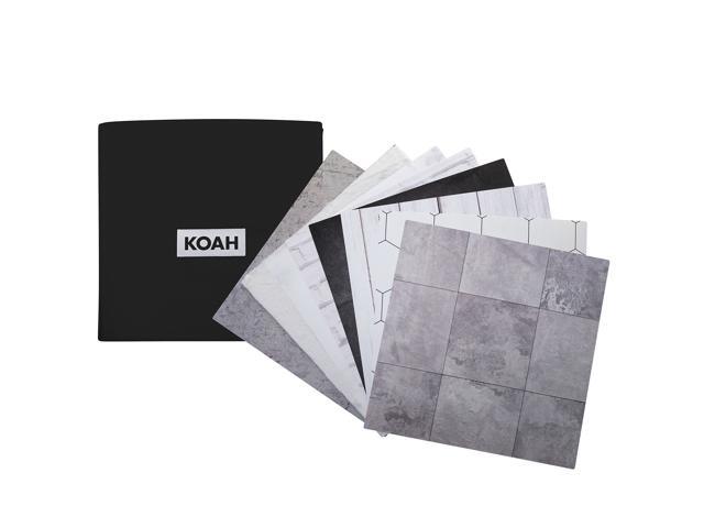 Koah Photography Backdrop Boards with Tote Bag (13 X 13 Set with 7 Designs)