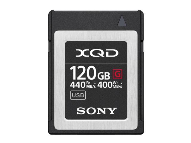 Sony 120GB XQD G Series Memory Card with Rugged Memory Card Carrying Case Bundle