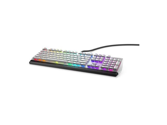 Alienware - AW510K Full-size Wired Mechanical CHERRY MX Low Profile Red Switch Gaming Keyboard with RGB Back Lighting for PC - Lunar Light - image 8
