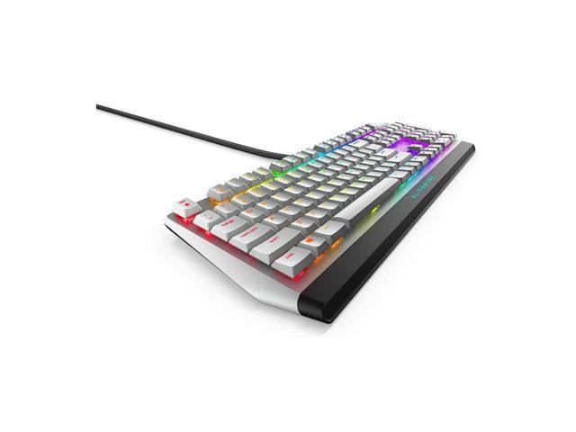 Alienware - AW510K Full-size Wired Mechanical CHERRY MX Low Profile Red Switch Gaming Keyboard with RGB Back Lighting for PC - Lunar Light - image 9