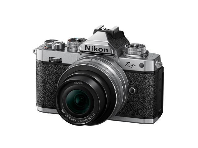 Nikon - Z fc 4K Video Mirrorless Camera w/ NIKKOR Z DX 16-50mm f/3.5-6.3 VR - Black/Silver - image 12