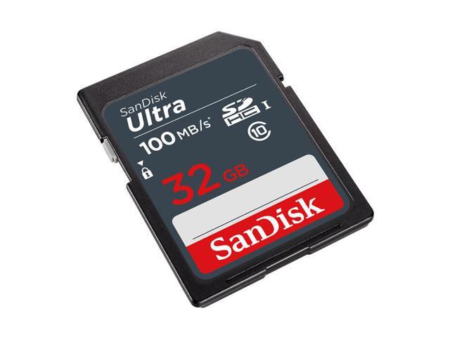 SanDisk Ultra 32GB Class 10 UHS-I SDXC Memory Card Speed up to 100MB/s HD Video (SDSDUNR-032G-GN3IN)