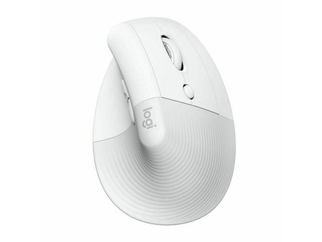 Logitech Lift Vertical Wireless Ergonomic Mouse (Pale Gray) and 4-Port USB 3.0